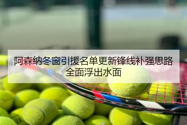 阿森纳冬窗引援名单更新锋线补强思路全面浮出水面